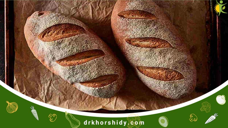 دو عدد نان جو