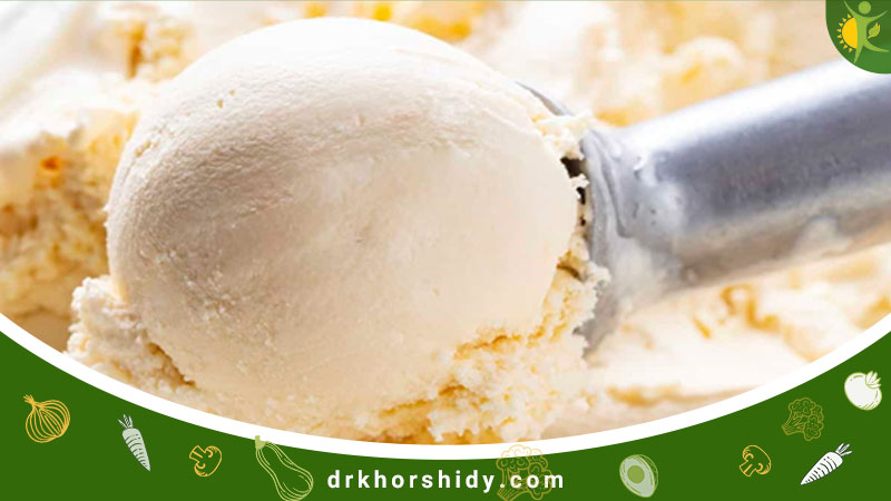 بستنی رژیمی خانگی