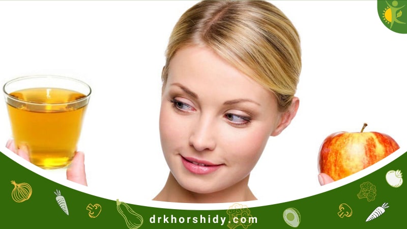 شستن مو با سرکه سیب