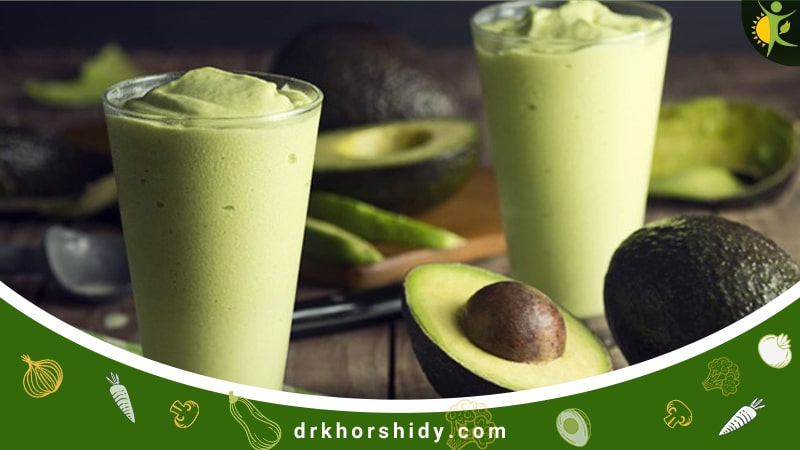 تصویر اسموتی آووکادوی شکلاتی برای چاقی