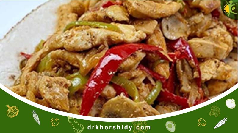 ترکیب مرغ و قارچ برای غذایی رژیمی