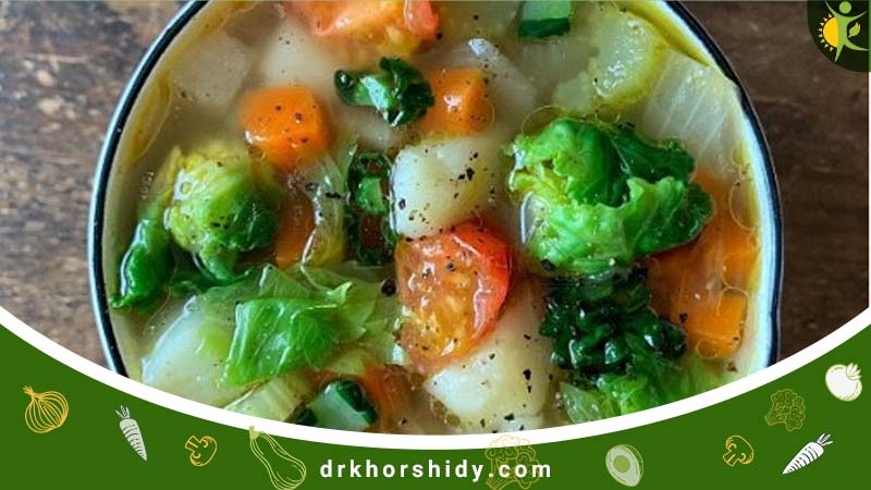 نوعی غذای اب پزشده در کاسه